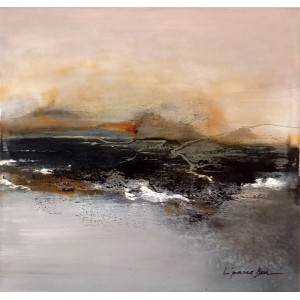 L'passo Benjamin, 20 x 20 Inch, Acrylic on Canvas, Abstract Paintings, AC-LPB-049 L'passo Benjamin, 20 x 20 Inch, Acrylic on Canvas, Abstract Paintings, AC-LPB-049